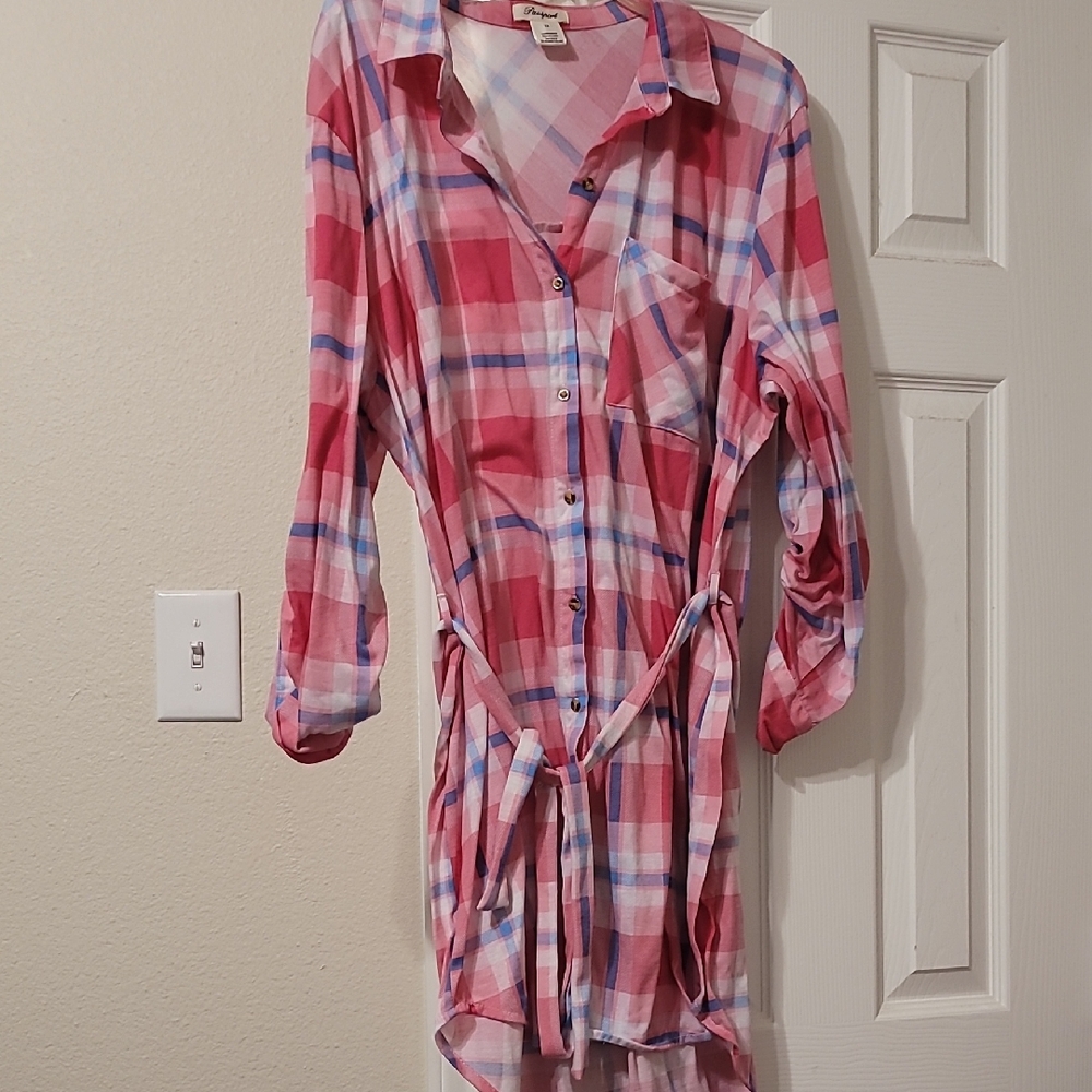 Passport Pink Plaid Garment